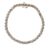 9CT GOLD DIAMOND BRACELET