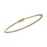 18CT GOLD DIAMOND BRACELET