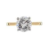 18CT GOLD DIAMOND SOLITAIRE RING