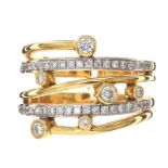 18CT GOLD DIAMOND RING