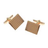 PAIR OF 9CT GOLD CUFFLINKS