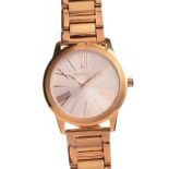 MICHAEL KORS ROSE-GOLD-TONE WRIST WATCH