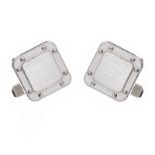 CARTIER SANTOS STERLING SILVER CUFFLINKS