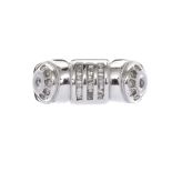 14CT WHITE GOLD DIAMOND RING