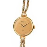 CHOPARD 18CT GOLD DIAMOND LADY'S WRIST WATCH