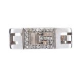 GUCCI 18CT WHITE GOLD DIAMOND RING