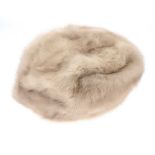 BLONDE MINK FUR HAT