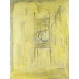 Jayne Taylor - RAIL BACK CHAIR - Oil on Canvas - 48 x 36 inches - Signed