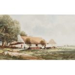 Rowland Hill, RUA - PARKMORE, COUNTY ANTRIM - Watercolour Drawing - 8 x 14 inches - Signed