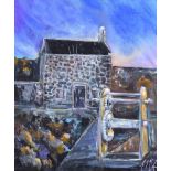 Eileen McKeown - FISHERMANS HOUSE, PORTSTEWART - Acrylic on Canvas - 24 x 20 inches - Signed in