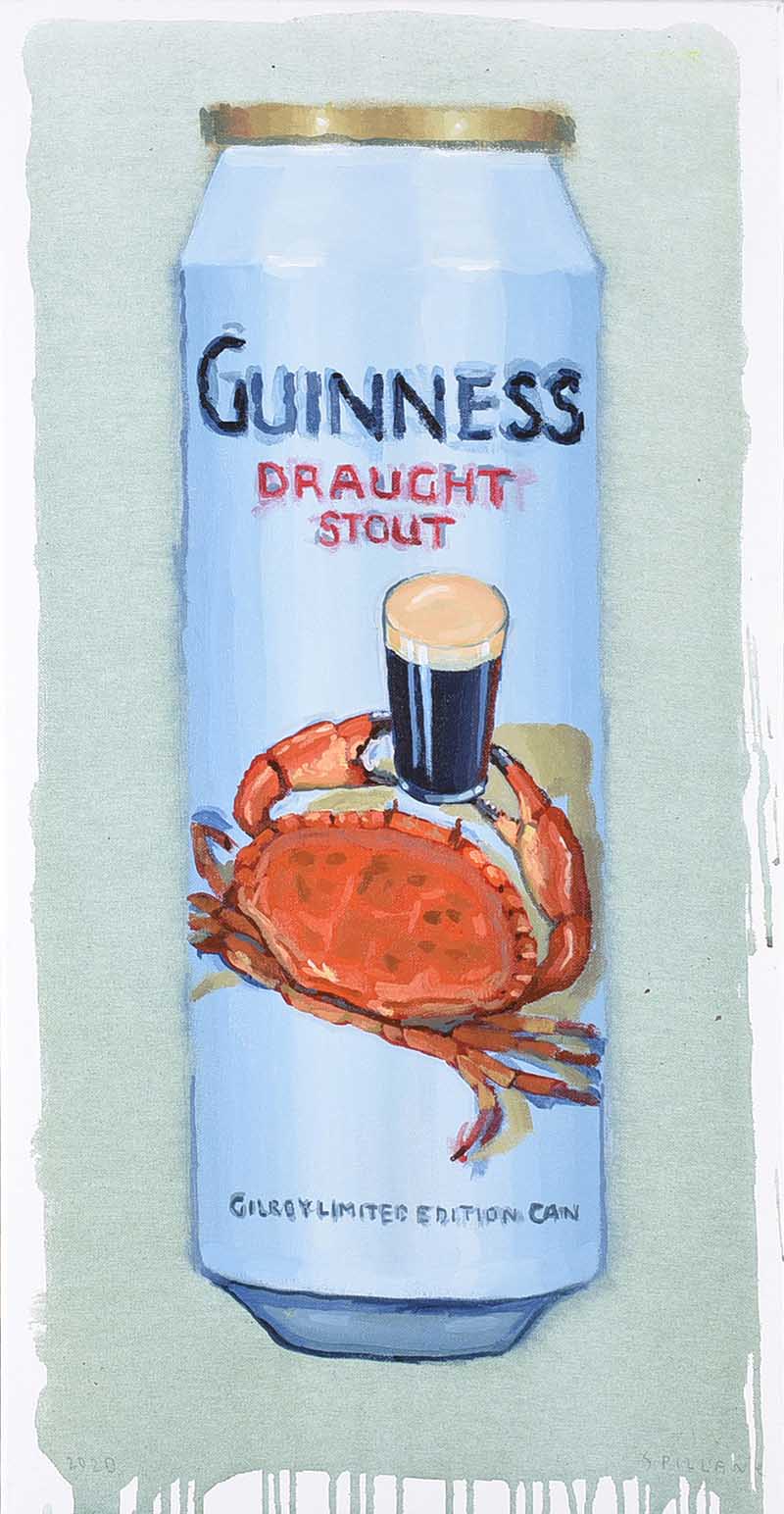 Spillane - GUINNESS - Mixed Media - 32 x 16 inches - Signed