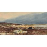 Rowland Hill, RUA - IN THE MOURNES - Watercolour Drawing - 5 x 10 inches - Signed