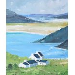 Sean Lorinyenko - TRA NA ROSSAN SEAVIEW, DOWNINGS - Acrylic on Board - 20 x 16 inches - Signed