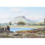 Charles McAuley - LURIG MOUNTAIN, CUSHENDALL, COUNTY ANTRIM - Oil on Canvas - 15 x 22 inches -