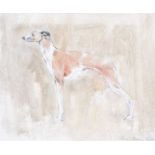 Con Campbell - WHIPPET - Oil on Board - 10 x 12 inches - Signed