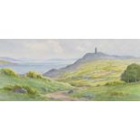 George W. Morrison - SCRABO, COUNTY DOWN - Watercolour Drawing - 7 x 14 inches - Signed