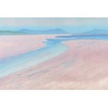Margaret Arthur - WIND SWEPT BEACH, DONEGAL - Limited Edition Coloured Lithograph (10/30) - 17 x