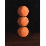 Kevin Meehan - STACKED ORANGES - Oil on Canvas - 12 x 9.5 inches - Signed