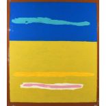 Gerald G. Beattie - BLUE SKY WITH YELLOW SAND - Oil on Canvas - 53 x 46 inches - Signed