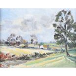 Olive Desmond - A ROAD NEAR KILLARNEY - Oil on Board - 14 x 18 inches - Signed