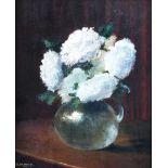 Stanley Vennard - STILL LIFE, ROSES - Oil on Board - 12 x 10 inches - Signed