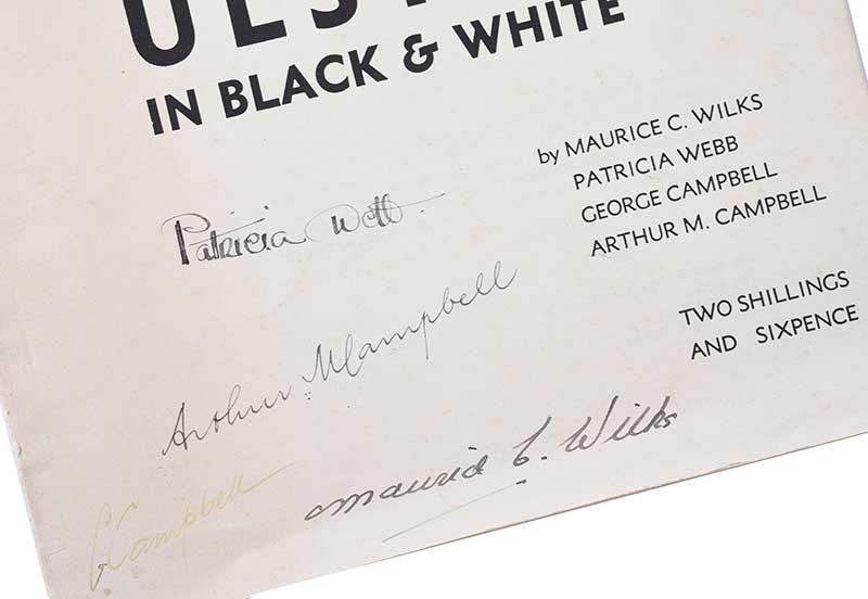 Maurice Canning Wilks, Patricia Webb, George Campbell, Arthur M. Campbell - ULSTER IN BLACK & - Image 2 of 2