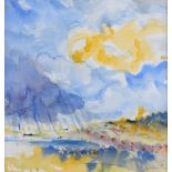 Colin Middleton, RHA RUA - WEST TYRONE - Watercolour Drawing - 7.5 x 7 inches - Signed