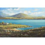 J.J. O'Neill - IN DONEGAL - Oil on Board - 20 x 30 inches - Signed
