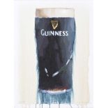 Spillane - PINT OF GUINNESS - Mixed Media - 16 x 12 inches - Signed