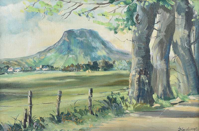 Ray Cochrane - LURIG MOUNTAIN, CUSHENDALL - Oil on Board - 14 x 21 inches - Signed