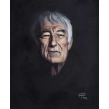 Thomas Putt - SEAMUS HEANEY - Oil on Board - 12 x 10 inches - Signed