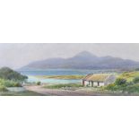 George W. Morrison - ROSSGLASS, COUNTY DOWN - Watercolour Drawing - 9 x 23 inches - Signed