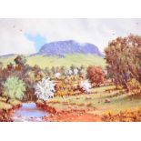 David Overend - SLEMISH MOUNTAIN, COUNTY ANTRIM - Coloured Print - 6 x 8 inches - Signed