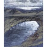 James Manley, RUA - LOUGH SHANNAGH - Pastel on Paper - 7 x 6 inches - Signed