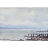 Frank Murphy - THE PIER AT HOLYWOOD - Watercolour Drawing - 7 x 9 inches - Signed