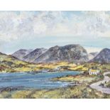 E. I. Bryce - LOUGH BOFIN, CONNEMARA - Oil on Board - 7.5 x 9.5 inches - Signed