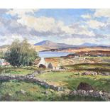Maurice Canning Wilks, ARHA RUA - AT MARBLE HILL STRAND, DONEGAL - Oil on Canvas - 20 x 24
