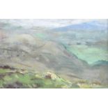 Con Campbell - THE WICKLOW GAP - Mixed Media on Slate - 8 x 12 inches - Signed