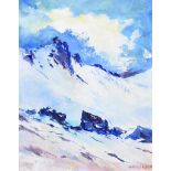 Roland A.D. Inman - SLIEVE BEARNAGH, MOURNE MOUNTAINS - Oil on Canvas - 20 x 16 inches - Signed