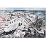 Ed Bartram - OUTER SHOALS, GEORGIAN BAY - Limited Edition Coloured Lithograph (6/35) - 24 x 36