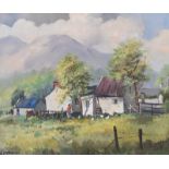 G. O'Brien - HOMESTEAD, COUNTY WICKLOW - Oil on Canvas - 16 x 20 inches - Signed