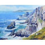 Roland A.D. Inman - MIZZEN HEAD, COUNTY KERRY - Oil on Canvas - 16 x 20 inches - Signed