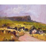 Jim Holmes - BENEVENAGH - Oil on Board - 8 x 10 inches - Signed
