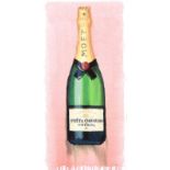 Spillane - MOET & CHANDON CHAMPAGNE - Mixed Media - 32 x 16 inches - Signed