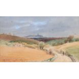 Joseph William Carey, RUA - SCRABO NEAR BALLYCOWAN - Watercolour Drawing - 6 x 10 inches - Signed