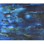 Padraig MacMiadhachain - THE UNDERSEA MOVES SLOWLY - Oil on Board - 20 x 24 inches - Signed