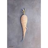 Kevin Meehan - PARSNIP - Oil on Board - 11.5 x 8 inches - Signed