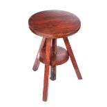 MAHOGANY REVOLVING STOOL