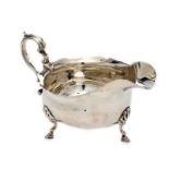 SILVER SAUCE BOAT