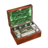 GEORGIAN ROSEWOOD CASED VANITY BOX